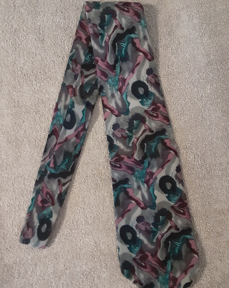 J. Garcia watercolors tie